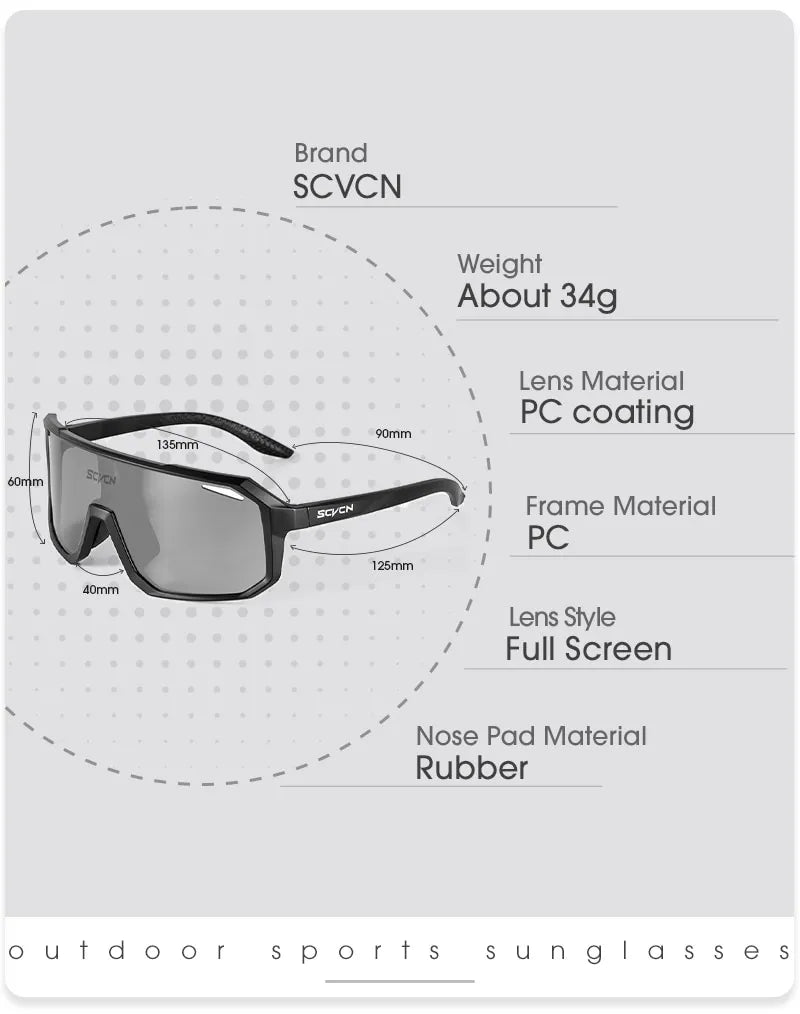 SCVCN Cycling Glasses